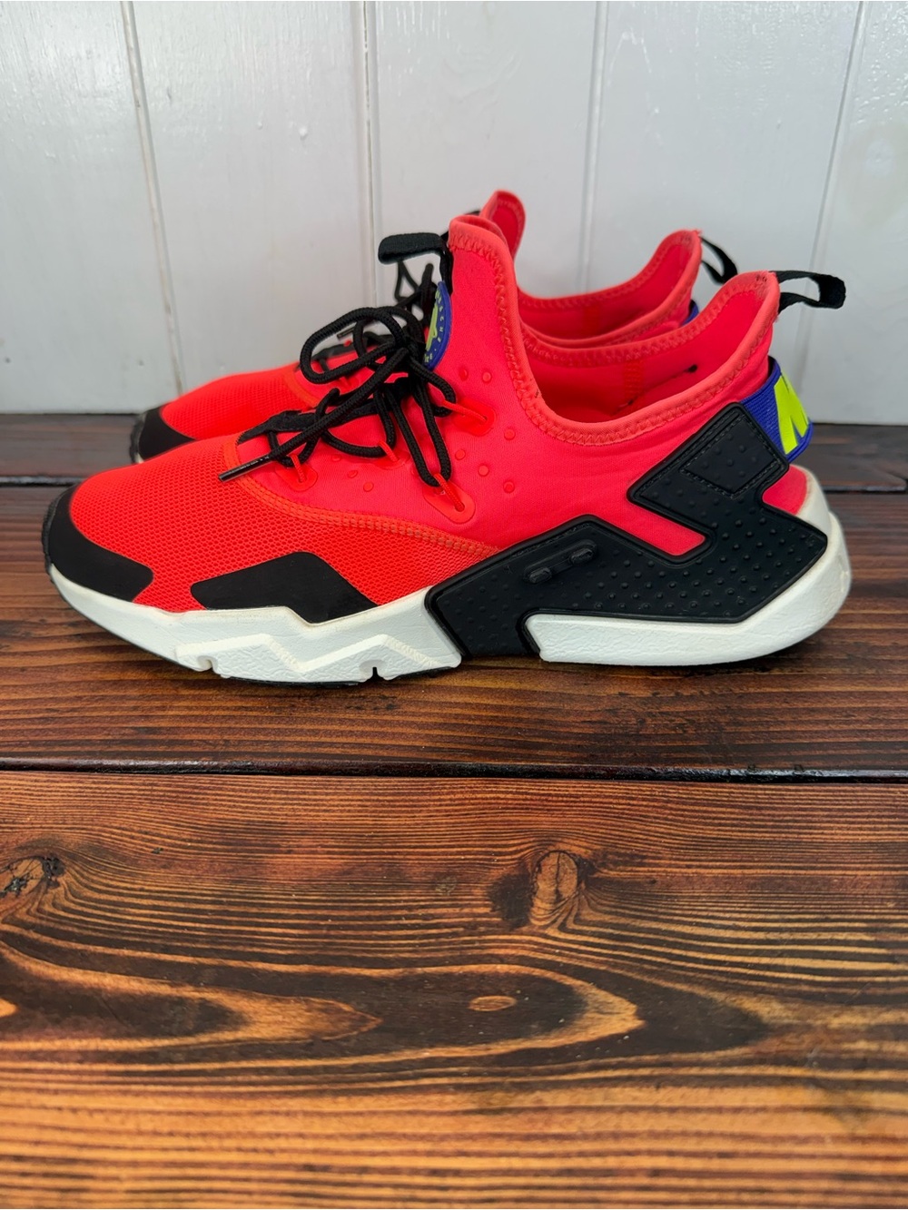 Nike Air Huarache Drift Flash Crimson Black Volt Men’s Size 11